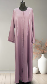 Classic Lace Work Abaya